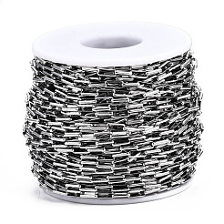 Tarnish Resistant 304 Stainless Steel Rectangle Link Chains&nbsp;CHS-T003-26A-P
