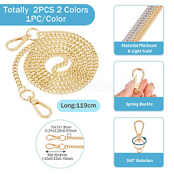 2Pcs 2 Colors Bag Chains Straps&nbsp;FIND-PJ0001-34