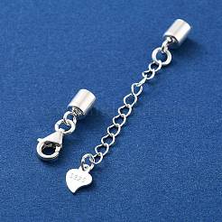 925 Sterling Silver Curb Chain Extender&nbsp;STER-G039-04B-S