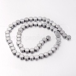 Electroplate Non-magnetic Synthetic Hematite Bead Strands&nbsp;G-F300-56-01