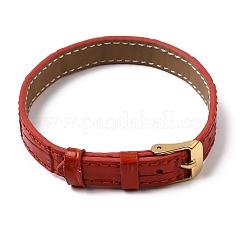 Imitation Leather String Bracelets with Stainless Steel Buckles&nbsp;AJEW-Z053-01A