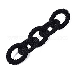 Spray Painted CCB Plastic Linking Rings&nbsp;CCB-Q091-011A