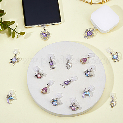 16Pcs 8 Styles PVC Mobile Dustproof Plugs&nbsp;HJEW-HS00083