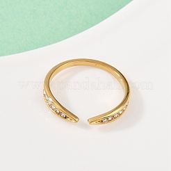 304 Stainless Steel Cuff Open Rings&nbsp;LS-RJEW-S629-10G-B