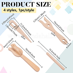 2Pcs Wooden Knitting Loom Plexer&nbsp;DIY-BC0017-83