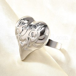 304 Stainless Steel Adjustable Finger Ring&nbsp;LS-RJEW-H244-03P