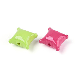 Opaque Acrylic Beads&nbsp;SACR-T018-14M