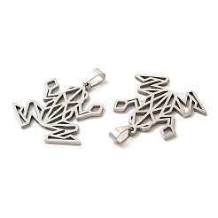 Non-Tarnish 201 Stainless Steel Origami Pendants&nbsp;X-STAS-K251-044P