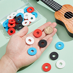 40Pcs 4 Colors Plastic Guitar Strap Locks&nbsp;AJEW-CN0002-32