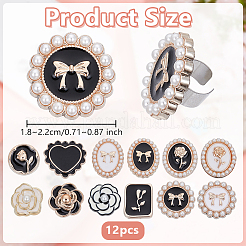 12Pcs Resin Enamel Stethoscope Pendant Decorations&nbsp;HJEW-OC00217