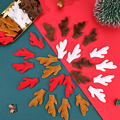 40Pcs 4 Colors Plush Antler Snowman Hand Branch&nbsp;DOLL-GF0001-09