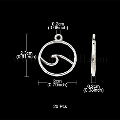 20Pcs Tibetan Style Alloy Pendants&nbsp;TIBE-YW0001-27