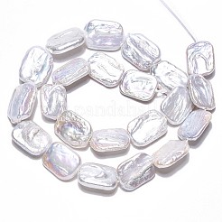 Natural Baroque Pearl Keshi Pearl Beads Strands&nbsp;PEAR-S020-D07-01