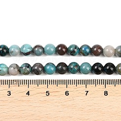 Natural Chrysocolla Beads Strands&nbsp;G-K405-B01-6mm