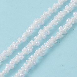 Plastic Seed Beaded Chains&nbsp;KY-K013-02