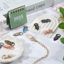 12Pcs 6 Colors Alloy Suspension Clasps&nbsp;FIND-CA0010-72