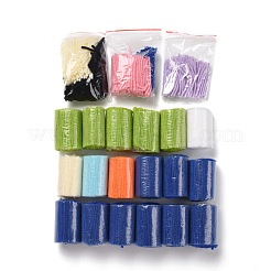Flat Round Latch Hook Rug Kit&nbsp;DIY-I087-04