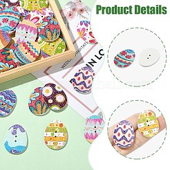 50Pcs 2-Hole Wood Buttons&nbsp;BUTT-CJC0004-02