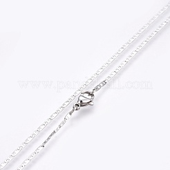 Non-Tarnish 304 Stainless Steel Mariner Link Chain Necklaces&nbsp;NJEW-F248-15A-P