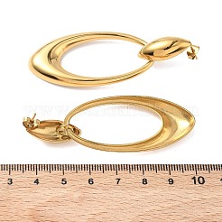 304 Stainless Steel Dangle Stud Earrings&nbsp;EJEW-K330-07G