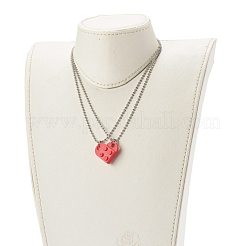 Resin Building Blocks Pendant Necklaces&nbsp;NJEW-JN03533-02