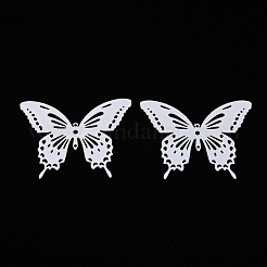Spray Painted 430 Stainless Steel Filigree Joiners Links&nbsp;STAS-N009-001L