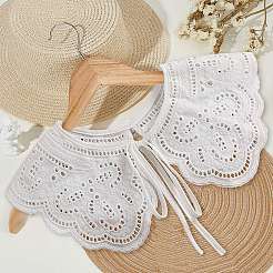 Detachable Polyester Embroidery Lady's Collars&nbsp;DJ-PW-WG59603-03