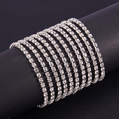 Brass Rhinestone Strass Chains&nbsp;CHC-T001-SS16-01S