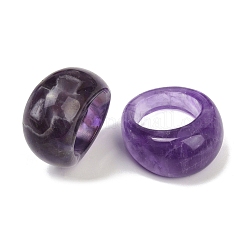 Natural Amethyst Finger Rings for Unisex&nbsp;RJEW-C128-01A