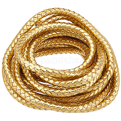 5M Braided Round PU Leather Jewelry Cord&nbsp;OCOR-GF0005-92B