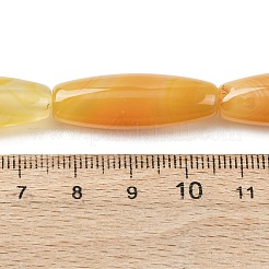 Natural Yellow Agate Beads Strands&nbsp;G-Z113-A07
