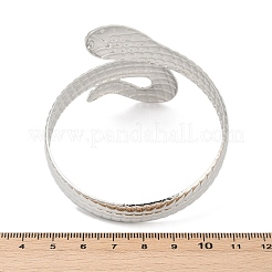 Snake Alloy Cuff Bangles for Women&nbsp;BJEW-G745-01P