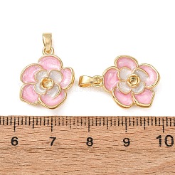 Brass Enamel Pendants&nbsp;KK-CBAB0D3-01G-C
