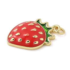 Brass Enamel Pendants&nbsp;KK-C110-23B-G