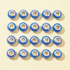 20Pcs Opaque Resin European Beads&nbsp;RPDL-FS0001-01
