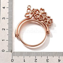 Alloy Open Back Bezel Pendants&nbsp;PALLOY-I223-05RG