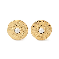 304 Stainless Steel Shell Pearl Stud Earrings&nbsp;EJEW-G423-09G-01