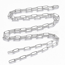 Non-Tarnish 304 Stainless Steel Paperclip Chains&nbsp;X-CHS-S006-JN957-1-A