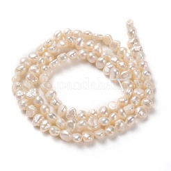 Natural Cultured Freshwater Pearl Beads Strands&nbsp;PEAR-L033-42A