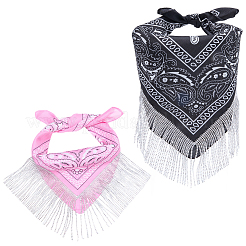 2Pcs 2 Colors Versatile Outdoor Cycling Bandana for Women&nbsp;OHAR-CY0001-21B