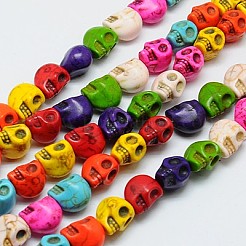 Synthetic Turquoise Beads Strands&nbsp;TURQ-G113-10x12mm-M