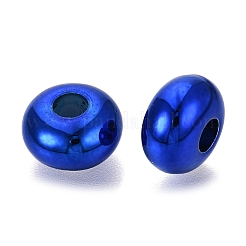 UV Plating Opaque Acrylic European Beads&nbsp;PACR-T017-19M-03