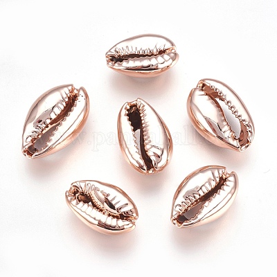 Electroplated Shell Beads&nbsp;BSHE-O017-13RG-1