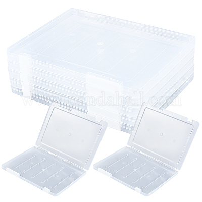Transparent Plastic Packaging Boxes with Hinged Lid&nbsp;AJEW-WH20060-90A-1