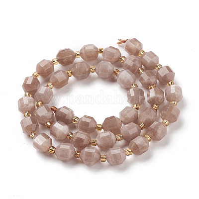 Natural Sunstone Beads Strands&nbsp;G-K303-A34-8mm-1