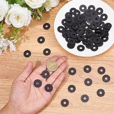 100Pcs Nylon Flat Washers&nbsp;FIND-CP0003-32-1