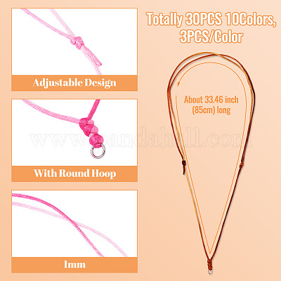 Nylon Thread Cord Necklaces Making&nbsp;NJEW-TAC0024-1