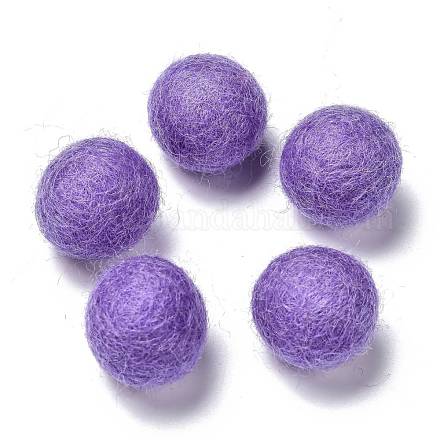 Wool Felt Balls&nbsp;AJEW-P081-A02-1