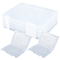 Transparent Plastic Packaging Boxes with Hinged Lid, for Files, Rectangle, WhiteSmoke, 30.2x22.8x1.9cm, Inner Diameter: 30x22.3cm