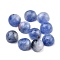 Natural Blue Spot Jasper Cabochons, Half Round, 4x2~2.5mm